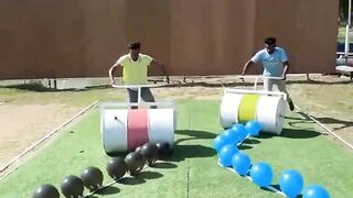 A competition between two people is going viral!