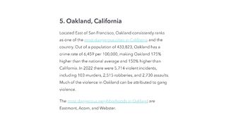 How Oakland California Got Ruined