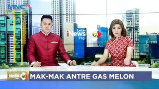 Emak emak berebut gas elpizi
