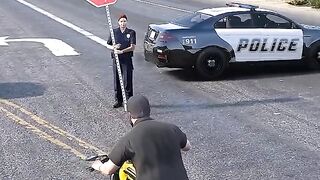 MICHAEL BUYS BANANA & FEMALE THIEF STEAL BIKE! #shorts