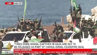 Second Israeli captive released in northern Gaza
