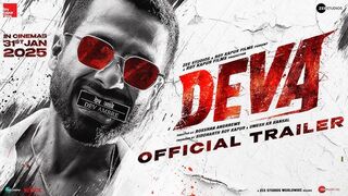 Deva | Official Trailer l Shahid Kapoor | Pooja Hegde | Rosshan Andrrews | In Cinemas 31stJanuary
