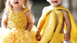 Food-Themed Baby Fashion Show #KidsFashion #RunwayShow #AIArt