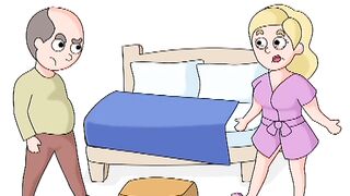 What is the wife hiding ????