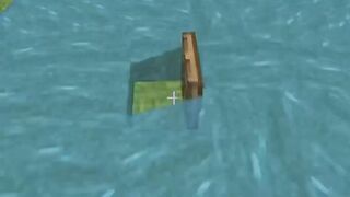 Water chest #minecraft #minecrafmemes #minecrafthumor #gaming #shortvideo #minecraftmemes