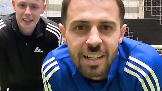 Bernardo Silva takes on the name a footballer challenge