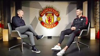 Ronaldoo gets interviewed after missing an important.