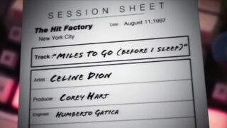 Céline Dion - Miles to Go (Before I Sleep) (Studio Session - Let's Talk About Love)