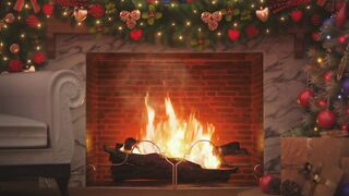 Céline Dion, Andrea Bocelli - The Prayer (These Are Special Times Yule Log Edition)