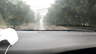 Beautiful foggy weather