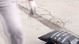 DIY Satisfying _ Bag Road Repair