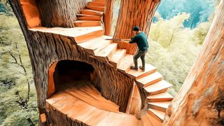 Constructing a Hidden Tree House in the Heart of the Woods