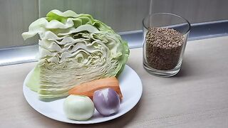 Беру ГРЕЧКУ и КАПУСТУ, Дёшево и вкусно ДАЖЕ БЕЗ МЯСА! Семья ест с удовольствием