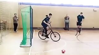 HONESTLY IT LOOKS FUN ????????#football #shorts