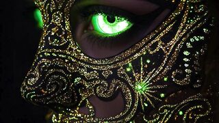 Yeux brillants de mystère