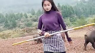 Kungfu china master 137Hướng dẫn múa gậy #霞光腊月#kungfu #wing chun.