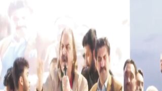 CM KPK Ali Amin Gandapur in the Swabi Jalsa