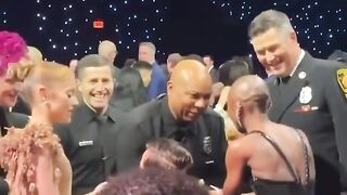 Members of the LAFD were special guests at the _CriticsChoice Awards. _AwardsSeason
