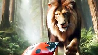 Singa vs kepik ketika bersatu