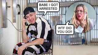 CALLING FROM _JAIL_ PRANK ON WIFE TO SEE HOW SHE REACTS!!
