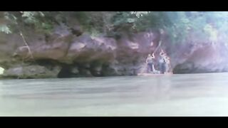 Friends In troubles in a boat