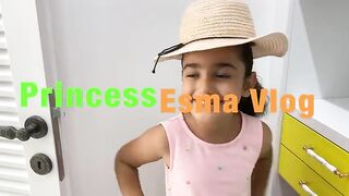 Princess esma and doll having picnic