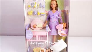 ★바비인형 임신 출산 아기 인형세트 개봉기★Barbie Pregnant Doll Happy Family Midge & Baby Unboxing.