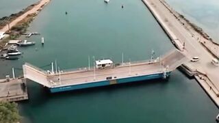 The Floating Bridge That Moves Like Magic!
