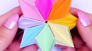 DIY paper craft ideas Infinity Star #shorts #art #diy #papercraft #satisfying #craft #youtubeshorts