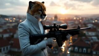 The cat's battle story????