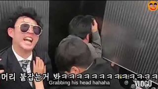 FUNNY VIDEOS PRANK IN THE ELEVATOR_ THE FUNNY PRANK VIDEOS_ Korean Funny Prank Compilation