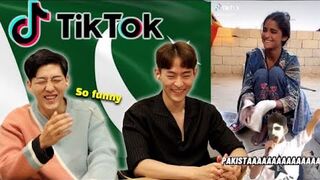 Korean guys react to Pakistan Tiktok _SO FUNNY