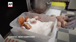 A free speech case over a pastry shop painting goes to trial in New Hampshire.