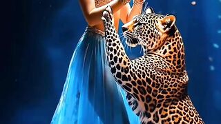magic show woman tiger