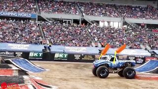 Crazy Monster Truck Freestyle Moments _ Monster Jam highlights 2020 _ Woa Doodles Funny Videos