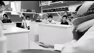 A teacher says to his students :He follows his right from me He prefers I do not see him