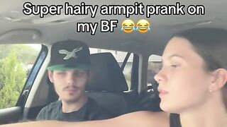 A very slow hair prank
