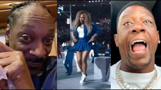 Boosie & Snoop Dogg React To Serena Williams Crip Walking At Kendrick Lamar Super Bowl