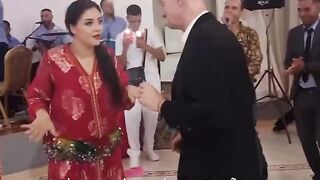 Spanish citizen at a Moroccan wedding
