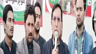 Barrister Gohar Ali Brings Imran Khan Photo