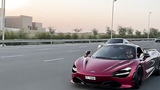Cruising the sunset away in supercars