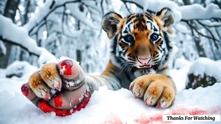 Tigers With Rescue Team