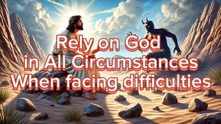 Rely on God in All Circumstances When facing difficulties
