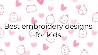 Embroidery designs for kids ????????