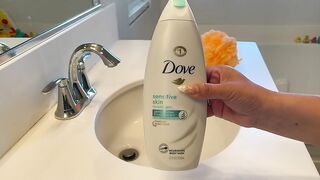 Dove Hypoallergenic Body Wash To Moisturize Sensitive Skin Body Wash For Sensitive Skin Sulfate and Paraben Free, 22 Fl Oz (Pack of 4)