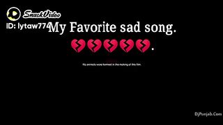 Sad song