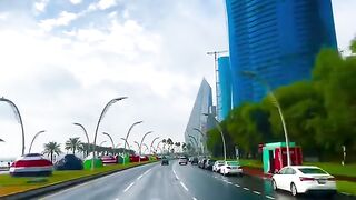Qatar Doha Rain so nice