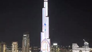 Burj khalifa new year celeberation