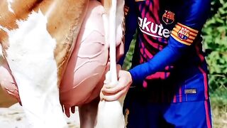 Messi _ Ronaldo in a Village _ AI-Generated Video _CR7 _Messi _Neymar(720P_HD).mp4