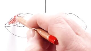 Draw Lips! #art #drawing #shorts #lips #howtodraw #easydraw.